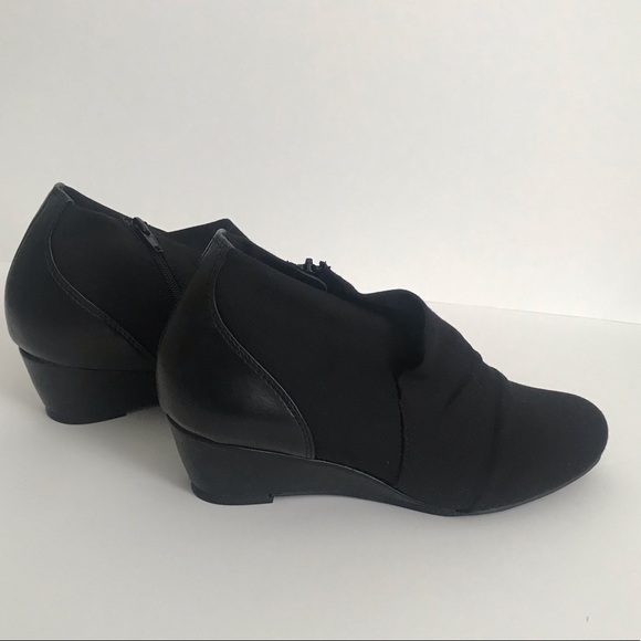 Impo Shoes - Brand New Black Wedge Booties